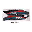 Complete Decal Set for CSC Pug for CSC Scooters
