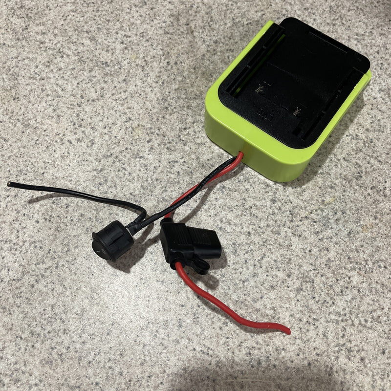 Power Wheel Adapter Converter for 40V Li-ion Battery Switch Compatible with Ryobi Tools Magic Cars 0