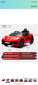 1966 Corvette Stingray Electric Ride-On Car for Kids Magic Cars Variant 0