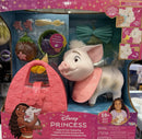 Disney Moana Pua Plush Toy with Clean & Care Features Magic Cars 2