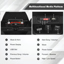 12V Kids 4-Wheeler ATV Quad Ride-On Car with LED Lights and Music, Black Magic Cars 10