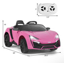 12V Kids Electric Ride-On Car with 2.4G Remote Control, Lights, MP3, and Openable Doors Magic Cars 2