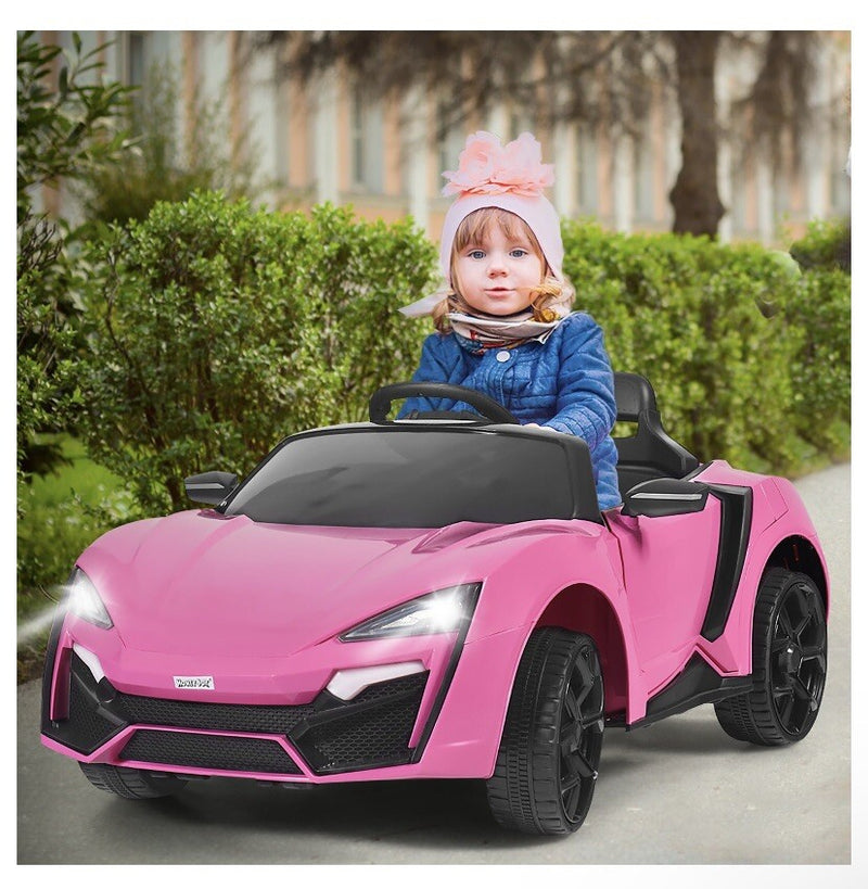 12V Kids Electric Ride-On Car with 2.4G Remote Control, Lights, MP3, and Openable Doors Magic Cars 3