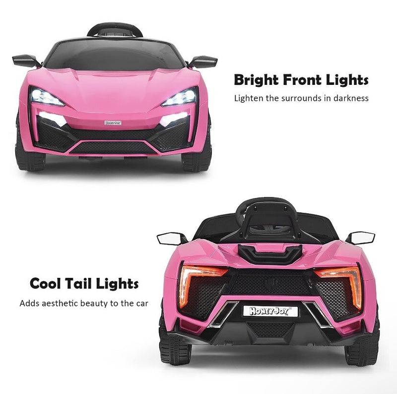 12V Kids Electric Ride-On Car with 2.4G Remote Control, Lights, MP3, and Openable Doors Magic Cars 7