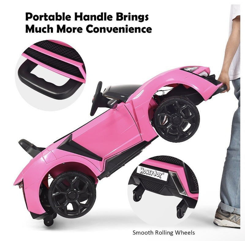 12V Kids Electric Ride-On Car with 2.4G Remote Control, Lights, MP3, and Openable Doors Magic Cars 8