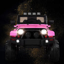 12V Kids Ride-On Truck Car with Remote Control, MP3, Music, and LED Lights in Pink Magic Cars 10