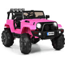 12V Kids Ride-On Truck Car with Remote Control, MP3, Music, and LED Lights in Pink Magic Cars 11