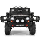 12V Kids Electric Ride-On Truck with Remote Control, Lights, and Music - Black Magic Cars 9