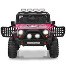 12V Kids Electric Ride-On Truck with Remote Control, Lights, and Music - Pink Magic Cars 10