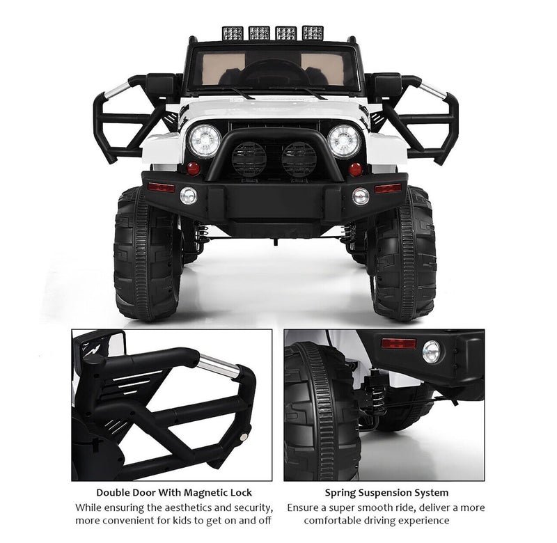 12V Kids Ride-On Truck with Remote Control, MP3 Music, and LED Lights Magic Cars 3