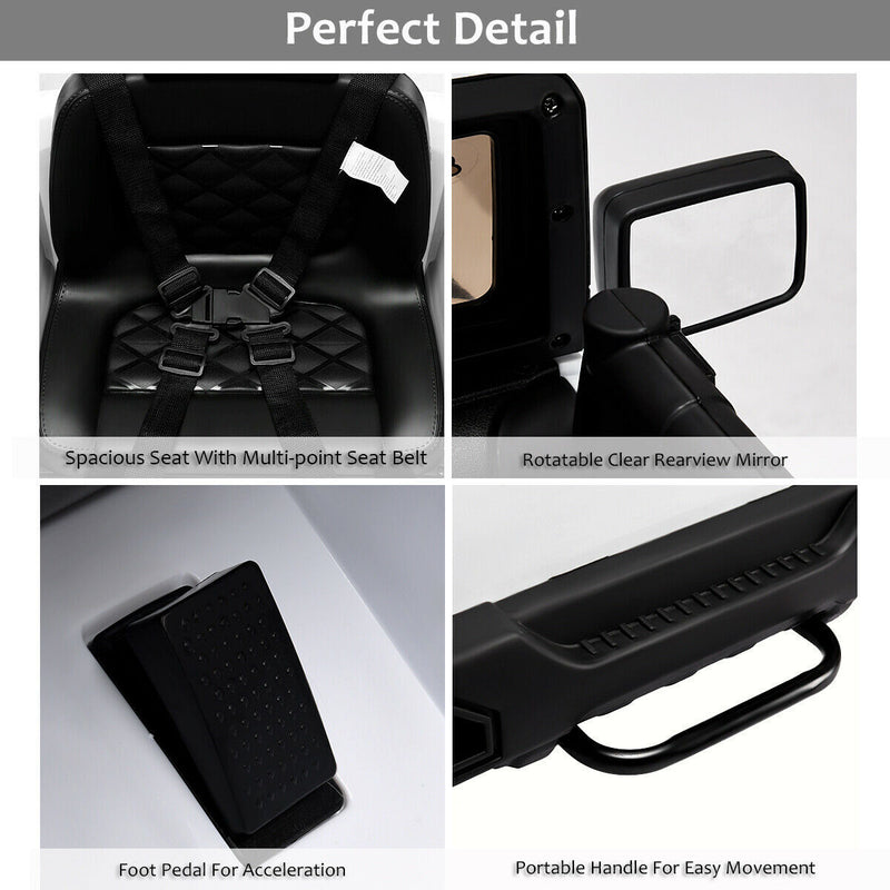 12V Kids Truck Car with Remote Control, MP3 Music, and LED Lights Toy Magic Cars 4