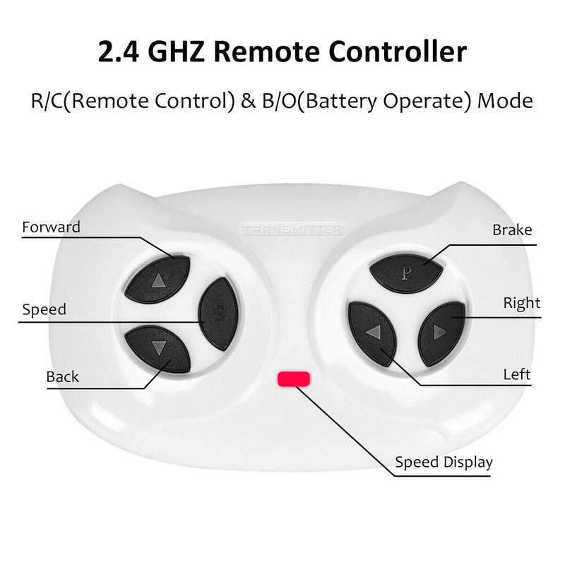 12V Kids Truck Car with Remote Control, MP3 Music, and LED Lights Toy Magic Cars 5