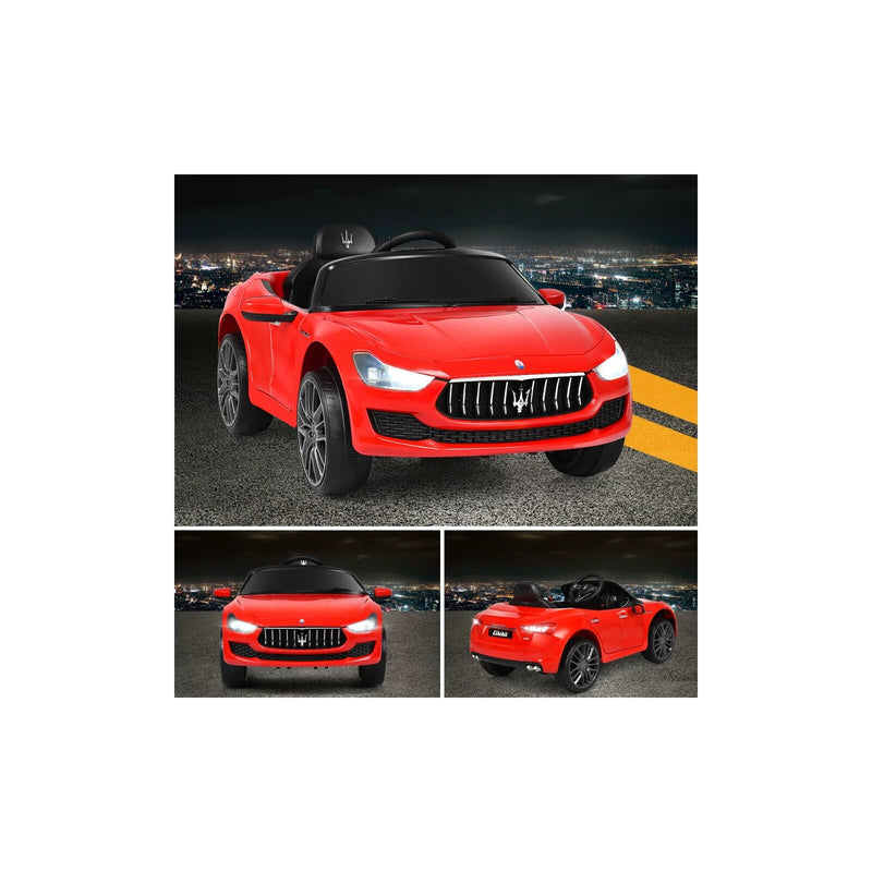 12V Licensed Maserati Kids Ride-On Car with Remote Control and LED Lights Magic Cars 2