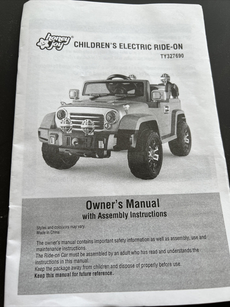 12V Kids Ride-On RC Truck Car with MP3 Remote Control Model TY327690 Magic Cars 6