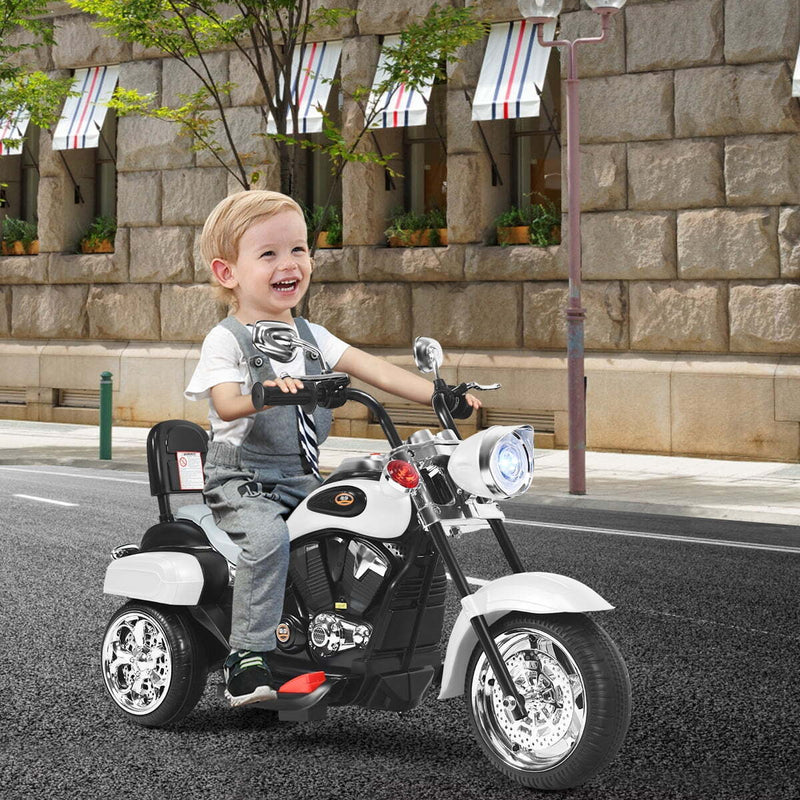 3-Wheel Electric Ride-On Motorcycle for Kids with 6V Battery and Music Magic Cars 5