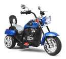 3-Wheel Kids Electric Ride-On Motorcycle 6V Battery Powered Toy Blue Magic Cars 0