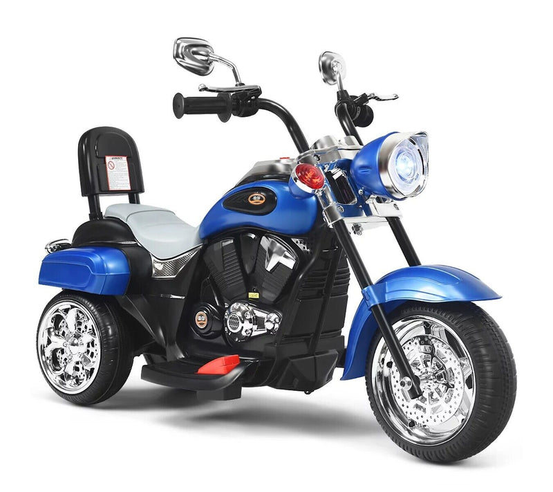 3-Wheel Kids Electric Ride-On Motorcycle 6V Battery Powered Toy Blue Magic Cars Variant 0