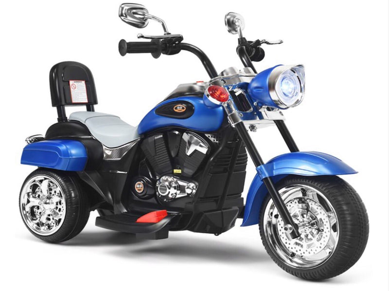 3-Wheel Electric Ride-On Motorcycle for Kids 6V Battery Powered Blue Magic Cars Variant 0