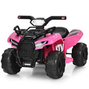6V Electric Kids ATV Ride-On Quad Toy Car for Toddlers with LED Lights and MP3 Pink Magic Cars Variant 0