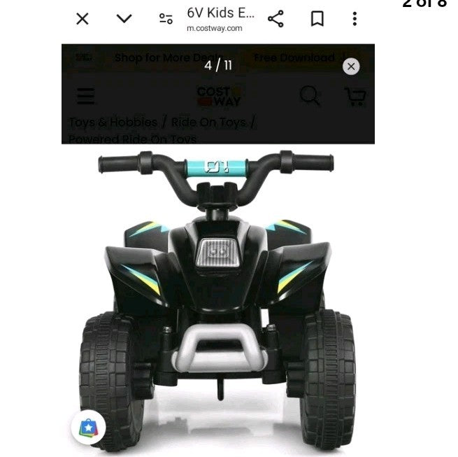 6V Kids Electric 4-Wheel ATV Ride-On Toy Magic Cars 1