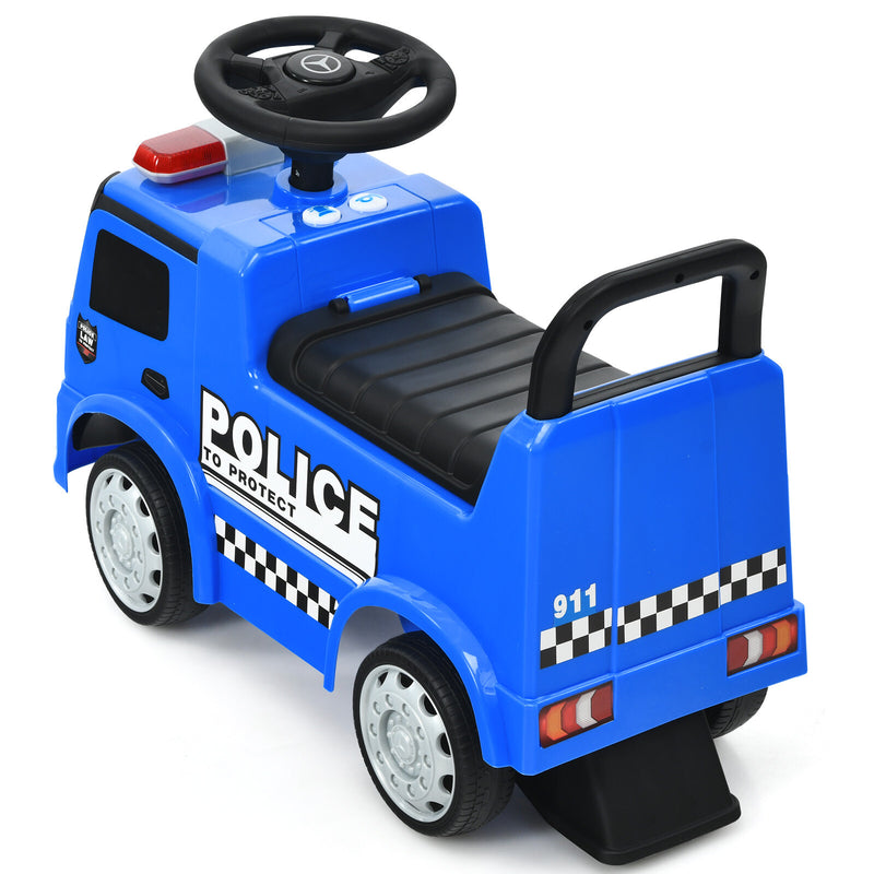 Kids Licensed Mercedes Benz Police Ride-On Push Car Racer Magic Cars 11