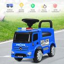 Kids Licensed Mercedes Benz Police Ride-On Push Car Racer Magic Cars 4