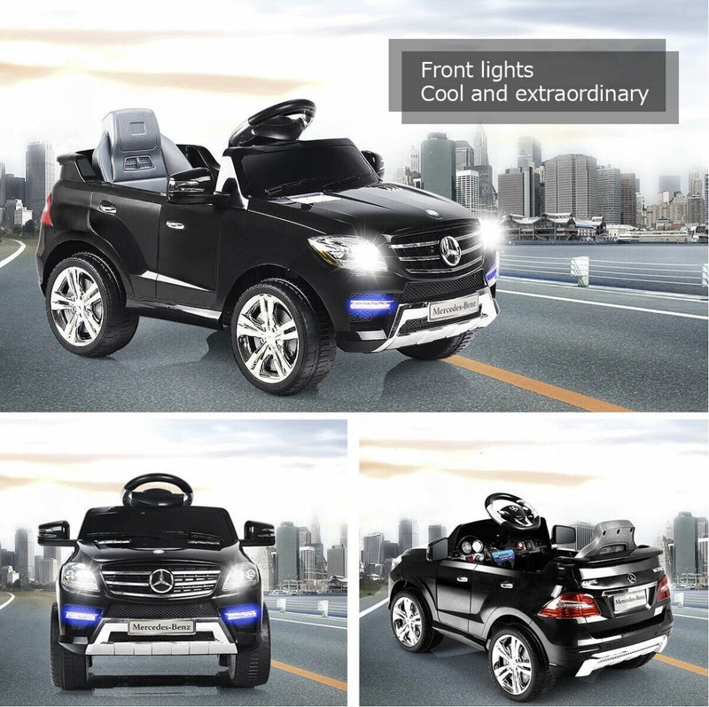 6V Electric Ride-On Mercedes ML350 Car with Remote Control in Black Magic Cars 4