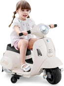 Licensed Vespa Ride-On Motorcycle for Toddlers with Training Wheels Magic Cars Variant 0