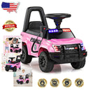 CPSIA Approved Pink Police Ride-On Car with Hidden Storage for Ages 1-3 Magic Cars 0