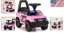 CPSIA Approved Pink Police Ride-On Car with Hidden Storage for Ages 1-3 Magic Cars 1