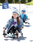 Kids Powered Drifting Go-Kart Ride-On with Adjustable Frame for Ages 4+ Magic Cars 1