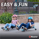 Kids Powered Drifting Go-Kart Ride-On with Adjustable Frame for Ages 4+ Magic Cars 6