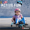 Kid-Powered Drifting Go-Kart Ride-On with Adjustable Frame Magic Cars 3