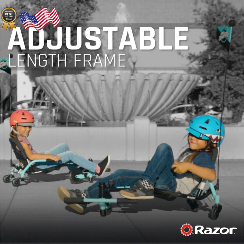 Kid-Powered Drifting Go-Kart Ride-On with Adjustable Frame Magic Cars 5