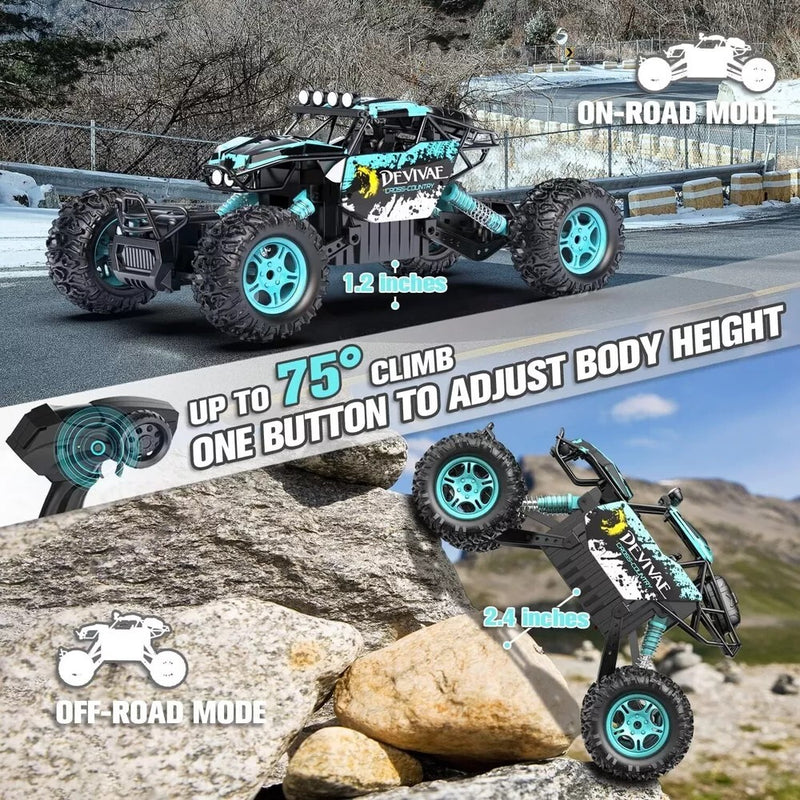 1:12 Large 4WD Remote Control Car with Lifting Function for Boys and Kids Magic Cars 3
