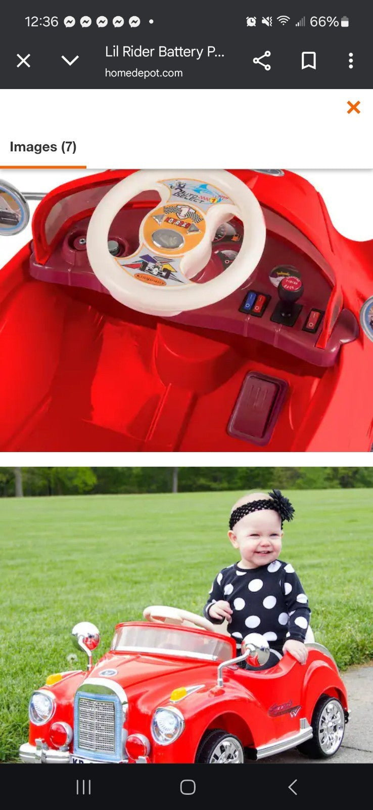 Battery-Powered Classic Coupe Ride-On Car with Remote Control for Kids Ages 2 to 4 Magic Cars 3