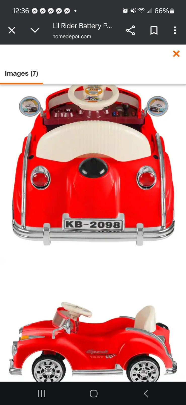 Battery-Powered Classic Coupe Ride-On Car with Remote Control for Kids Ages 2 to 4 Magic Cars 4