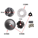 CSC Complete Variator Kit, 88mm - Go. & GY6 50cc (139QMB) Scooters - image 2