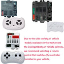 CST-1A 12V Remote Control Kids Ride-On Truck with 2.4GHz Bluetooth - White Magic Cars 1