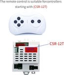 CST-1A 12V Remote Control Kids Ride-On Truck with 2.4GHz Bluetooth - White Magic Cars 3