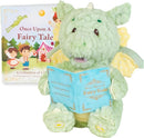 Dustin the Animated Plush Dragon with Fairy Tale Book, 12" Magic Cars 3