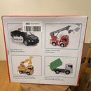 Push & Go Inertial Vehicle Collection: Police, Fire Truck, and Excavator Magic Cars 1