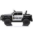 12V Black Remote Control Ride-On Car with 4-Wheel Shock Absorption for Kids Aged 3-6