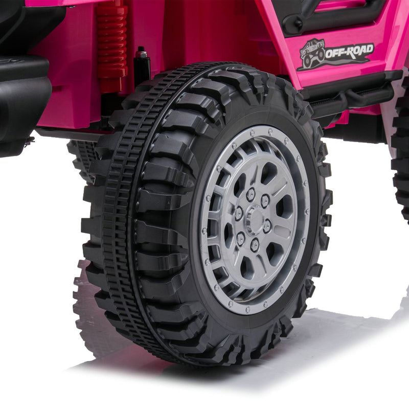 12V Pink Electric Off-Road Ride-On Car with Remote Control Magic Cars 11