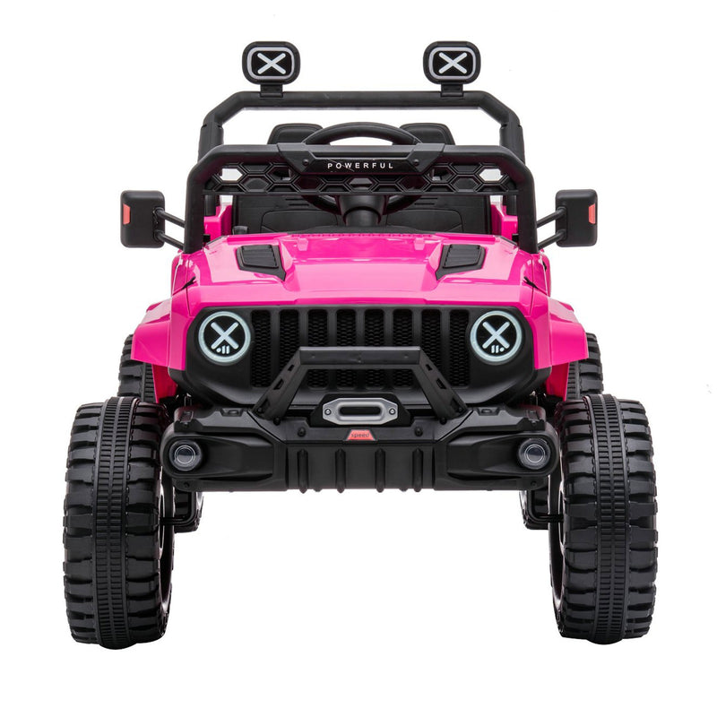 12V Pink Electric Off-Road Ride-On Car with Remote Control Magic Cars 1