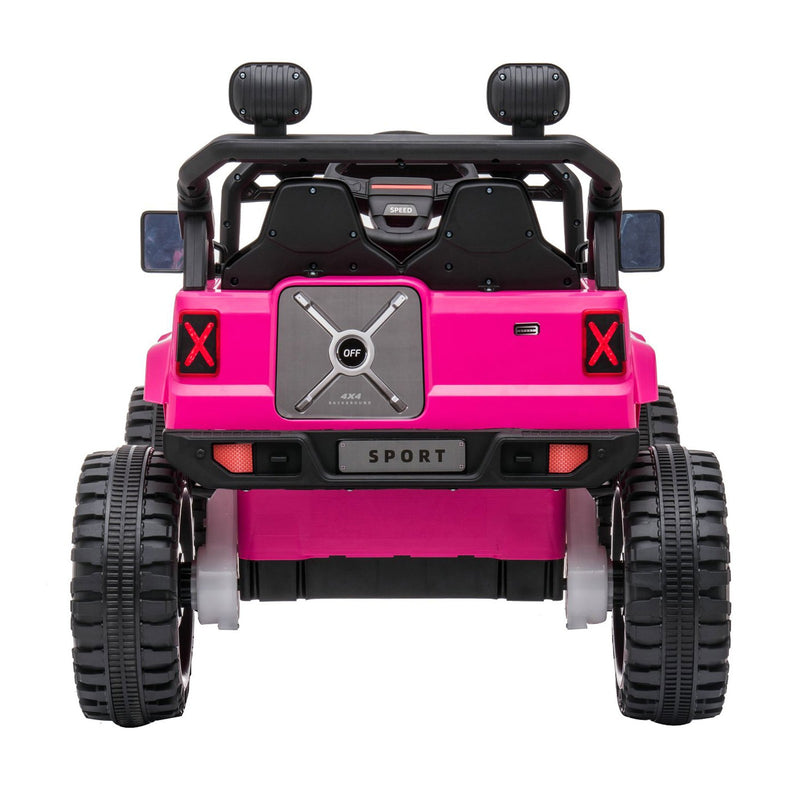 12V Pink Electric Off-Road Ride-On Car with Remote Control Magic Cars 3