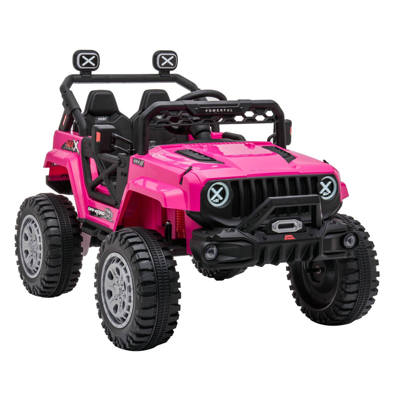 12V Pink Electric Off-Road Ride-On Car with Remote Control Magic Cars Variant 0