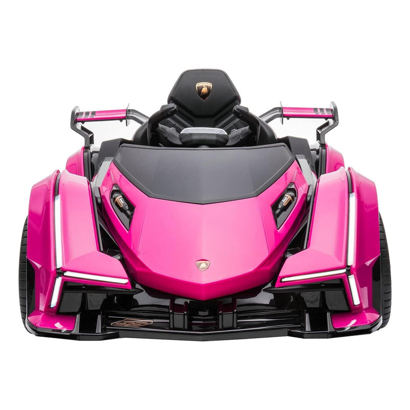 Pink Lamborghini Gran Turismo V12 Battery-Powered Ride-On Toy for Parts Magic Cars 1