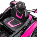Pink Lamborghini Gran Turismo V12 Battery-Powered Ride-On Toy for Parts Magic Cars 5