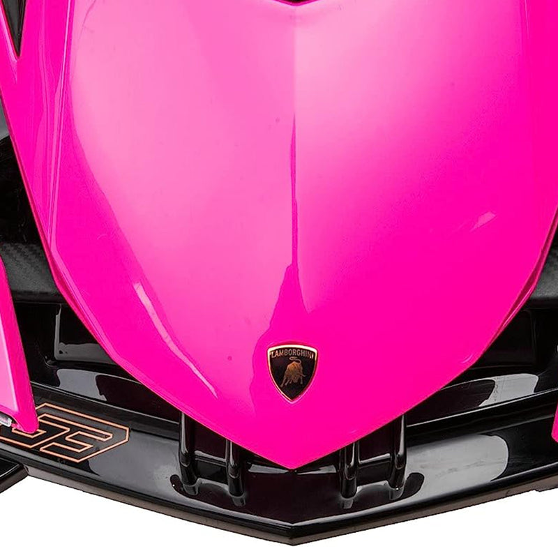 Pink Lamborghini Gran Turismo V12 Battery-Powered Ride-On Toy for Parts Magic Cars 8